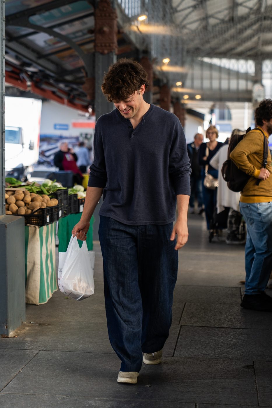 Federico Polizzi al mercato di Porta Palazzo